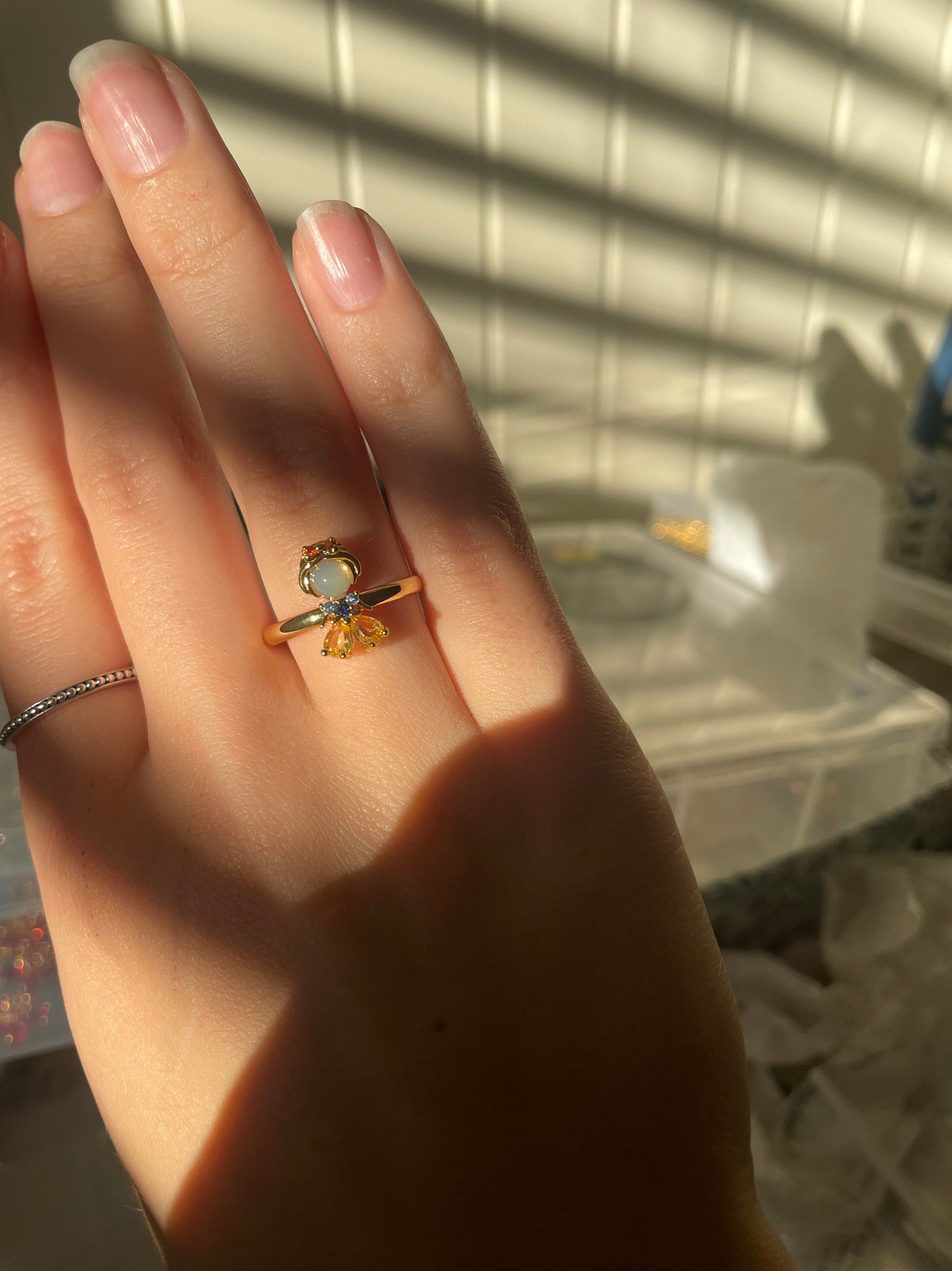 Snow White Adjustable Ring